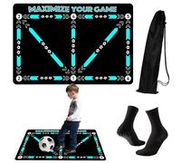 Xdealcozyxc 60x90cm Football Training Mastery Mat Non Slip