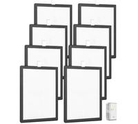 XdealCozyxc 8 Pcs Air Purifier Filter for Meaco, 21 X 15.5 X 1cm Dehumidifier Hepa Replacement Filter