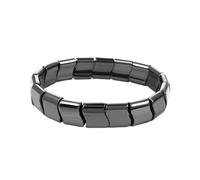 XdealCozyxc Hematite Bracelet, Black Adjustable Elastic Stylish Reclaim Confidence and Masculine Energy Bracelet for Men Women