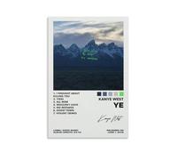 XDEDM Kanye West - Ye AlbumArt Image Printing Modern Family Bedroom Decoration Poster Printing Living Room Aesthetics Canvas Wall Youth Girls Dormitory DecorationUnframe-style-1812x18inch(30x45cm)
