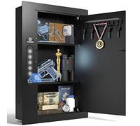 XDeer Security Flat Wall Safes In-Wall Hidden Safes Biometric Safes Fingerprint ，Electronic Hidden with Numeric Keypad Protecting Handguns, Money, Jewelry, Passports - for Home or Business