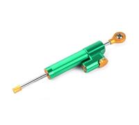 XDETGOK G Compatible With NINJA 1000SX For Z1000SX Motorcycle Steering Damper Stabilizer Bracket Support Mounting Kit Universal Accessories(Green-Yellow)