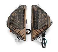 XDETGOK Indicators Turn Signal Compatible With For ZX-6R 2013-2023 For ER-6F For EX650 2012-2016 Front Turn Signal Indicator Motorcycle Flasher Light Lamp(Multi-colored)