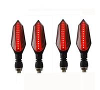 XDETGOK Indicators Turn Signal Compatible With Suzuki For GSR 600 For V-Strom 1050 For Bandit 650 1250s Motorcycle Turn Signals Light 10MM Turning Indicators Bulbs Lamp(2 pair red)