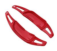 XDETGOK Paddle Shifters Compatible with Benz for AMG for A35 for A45 Car Steering Wheel Paddle Shifter Extension Paddles Gear(Red)