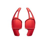 XDETGOK Paddle Shifters Compatible with Seat for Alhambra 2016-2023 for Leon 2013-2023 for Arona 2018-2023 Car Steering Wheel Paddle Shifter Extension(Red)