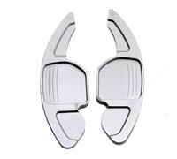 XDETGOK Paddle Shifters Compatible with Seat for Alhambra for Ateca for Ibiza Car Steering Wheel Paddle Shifter Gear Shifter Extension for Fit Decoration Kits(White)