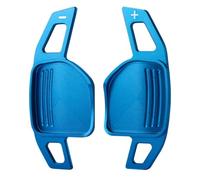 XDETGOK Paddle Shifters Compatible with Seat for Leon for Cupra for 4F Car Steering Wheel Shift Paddle Gear Paddles Extension for Fit Accessories Decoration(Blue)