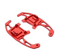 XDETGOK Paddle Shifters Compatible with VW for Golf for MK7 2014-2019 Car Steering Wheel Paddle Shifter Extension Paddles Shifters for Fit Accessories(Red)