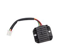 XDETGOK Rectifiers Compatible With ATV GY6 50 150cc Motorcycle Boat Scooter 4-wire 5-wire Rectifier 12V Voltage Regulator Rectifier(Bright black)