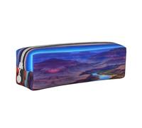 XDHFFJUCK Beauty Grand Canyon Leather Simple Pencil Case Fashion Pencil Case Teenage Boys Men Women's Simple Pens and Stationery Bag