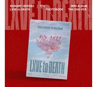 Xdinary Heroes - LXVE to DEATH [The End ver.] [New CD] Trading Cards , Postcard,