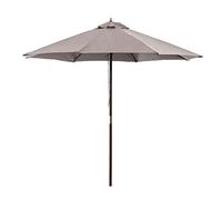 XDLEDMKIZ 3.0M Cantilever Hanging Sun Umbrella, Large Garden Parasol In Aluminium Sun Shade Lightweight Sturdy For Beach/Pool/Patio/Outdoor Shelter Tent Canopy Good-White-A