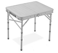 XDLEDMKIZ Aluminum Folding Table, Adjustable Height, Outdoor Foldable Camping Table With Handle, Portable Picnic Card Table For Gathering, Dorm,