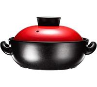 XDLEDMKIZ Ceramic Cookware Soup Pot Healthy Stew Pot Clay Pot Stockpot Earthenware