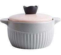XDLEDMKIZ Ceramic Cookware Soup Pot Healthy Stew Pot Clay Pot Stockpot Earthenware