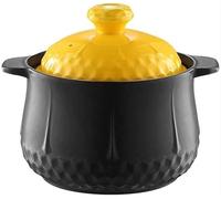 XDLEDMKIZ Ceramic Cookware Soup Pot Healthy Stew Pot Clay Pot Stockpot Earthenware