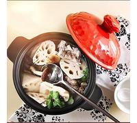 XDLEDMKIZ Ceramic Cookware Soup Pot Healthy Stew Pot Clay Pot Stockpot Earthenware