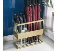 XDLEDMKIZ Double-Compartment Umbrella Stand - Durable and Elegant Entryway Holder for Home and Commercial Spaces
