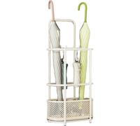 XDLEDMKIZ Umbrella Stand with Drip Tray SpaceSaving Umbrella Holder for Home Ideal for Hallways Porches Offices and EntrancesBlack