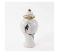 XDLEDMKIZ Vase Ginger Jar Vase Table Ceramic Vases Chinese Blue and White Ginger Jar Centerpieces Decorative Vases H36xw16cm Designed for Bouquets-B-H50xW20cm-A-H36xW16cm