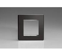 XDLG2S Varilight 2 Module Jet Black Data Grid Faceplate