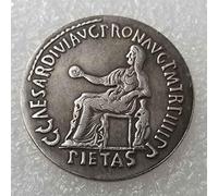 XDLiu Ancient Old Coin Collecting - Philosopher King Coin- Roman Empire Coins - Replica Ancient Roman Coinage silver Coins