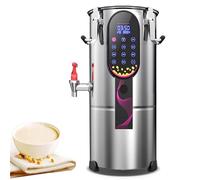 XDLYWUZIQ Commercial Soy Milk Maker, Built-in filter, with timing and heat preservation functions, Large Stainless Steel Soybean Milk Maker for Soymilk, Tofu, Efficient Automatic Nut Milk Maker 11L