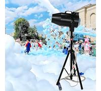 XDLYWUZIQ Foam Machine,1000W Party Foam Cannon With Tripod Stand, Adjustable Angle, 6-10 M Distance/80 M² Area, for Parties, Events, Summer Pool Fun & Private Birthday Parties