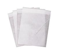 XDMING 100pcs Disposable Tea Bags Big Size Non-woven Fabric Filter Bags Empty Pocket Drawstring Bag Tea Accessories Kitchen Tools