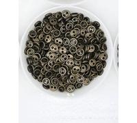 XDMING 100pcs Mini Metal Buttons 3-8mm for 1Handmade Doll Clothes Round Buckles 2 Holes Scrapbooking Buttons Sewing Accessories