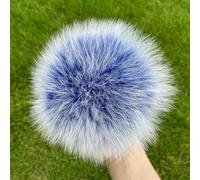 XDMING 15cm Real Pompoms For Handbags Keychains and Knitted Beanie Cap Hats Fluffy Genuine Pompom Pom