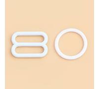 XDMING 50Sets O Ring Buckle 6-15mm Bra Underwear Bikini Adjust Slider Clasp Suspender Dresses Strap Connector Hook Accessories
