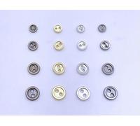 XDMING 5mm/6mm/7mm/8mm Two Hole Mini Doll Buttons Sewing Craft Doll Clothes Making Sewing Supply