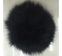 XDMING Big 14-15cm Colorful White Pompoms Luxury Fur Balls for Knitted Hat Cap Winter Beanies Pom Poms
