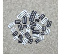 XDMING Bra material metal bra strap hooks Nylon Coated Lingerie Figure 9 shape 6mm/8mm/10mm/12mm/15mm/18mm/20mm/25mm/30mm