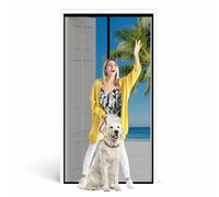XDMYGTT Magnetic Fly Screen Door, Black Fly Insect Screen Door for Balcony Doors Patio, Heavy Duty Bug Mesh Curtain with Powerful Magnets,Anti Mosquito Mesh Fly Curtain,Keep Bugs Out,135x205cm