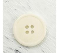 XDNHD 20pcs 12/15/18/20mm Flat Beige White Large Real Horn Buttons Suit Set Round Buffalo Horn Bone Buttons Coat 4 Holes For Crafting