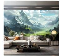 XDOUBAO 3D Wallpaper Nature Landscape Blue Sky Mountain Photo Mural Wallpaper 3D Creative Backdrop Wall Art Painting Decor,3D,400x280cm