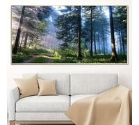 XDPBLM Canvas Prints Picture Poster, Modern Art, Forest Scenery, For Bedroom Living Room Corridor, Wall Art, Wall Decor 12x24inch/30x60cm ready to hang