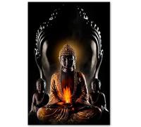 XDPBLM God Buddha Wall Art Canvas Prints Modern Buddha Canvas Art Painting On The Wall Canvas Pictures Buddhism Posters Wall Decor 30x44inch Unframed