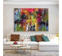 XDPBLM Modern Wall Canvas Art Posters and Prints Colorful Abstract Art Paintings on the Wall Canvas Pictures for Living Room Decor 24x36inch/60x90cm ready to hang