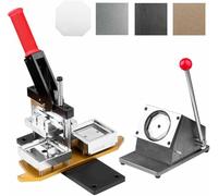 XDRGOOIUY 50 * 50mm DIY Magnet Maker Machine Press Square, Refrigerator Sticker Making,DIY Photo Fridge Square Magnet Making kit, 1000 Sets Acrylic Consumables