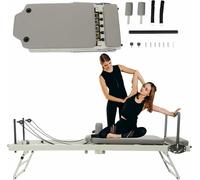 XDRGOOIUY Multi-Purpose Reformer Pilates Machine, Foldable Pilates Reformer Home Workout Equipment for Home Workouts and Exercises