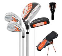 XDriveMax 5 Pieces Junior Golf clubs, Golf Set 5-8 Includes Stand Bag, 5# Hybrid, 6/7#, 9/P# Irons and Putter Right Hand