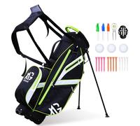 XDriveMax Golf Stand Bag, Lightweight Golf Bag with Stand for Men & Women Premium Golf Club Bags with Rain Cover,Cooler and Golf Accessory Kit