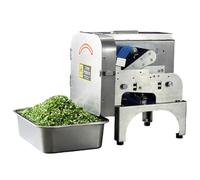 XDTKJDZ Commercial Scallion Slicer, Electric Vegetable Slicer, Scallion Cutter Food Processor, Speed 900 RPM, Thickness Adjustment 1-30mm, for Garlic Ginger Chili Potato Cucumber