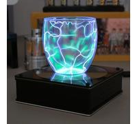 XDTKJDZ Electric Lightning Lamp, Plasma Cup Shaped Light, Touch Sensitive, for Party Decoration,Outdoor Activities Warning Signal and Science Gift