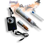 XDTKJDZ Electric Needle Felting Machine, Diy Manual Wool Felt Machine, Needle Punch Machine, Felting Needles W/7 Needles and 5 Replacement Heads, for DIY Wool Painting & Felted Craft Work