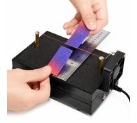 XDTKJDZ Heat Cutting Ribbon Cutter, Electric Hot Knife Rope Cutter With Fan, Adjustable Heating, Built-in Measuring Ruler, For Ribbons, Synthetic Webbing, Braided Straps, Diy Hair-ornament Materials